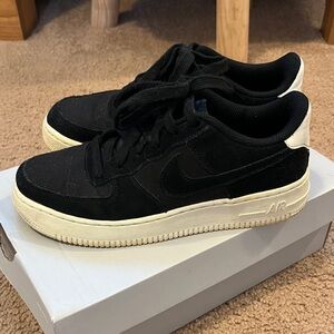 Black Suede Nike Air Force 1